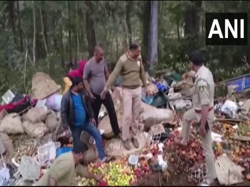 कर्नाटक सड़क हादसा. कर्नाटक में फलों से भरा ट्रक पलटा, 10 लोगों की मौत, Karnataka Road Accident, Road Accident,