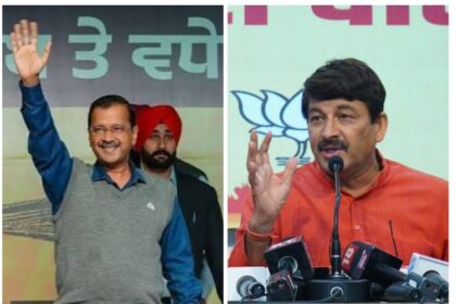 arvind kejriwal and manoj tiwari