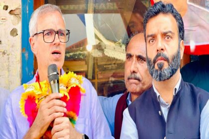 Shia MP Ruhullah Mehdi and Omar Abdullah (Photo- IANS)