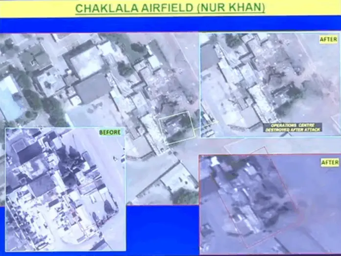 PAKISTAN NUR KHAN AIRBASE REBUILDING PHOTOS AFTER INDIAN STRIKE DURING OPERATION SINDOOR, नूर खान एयरबेस