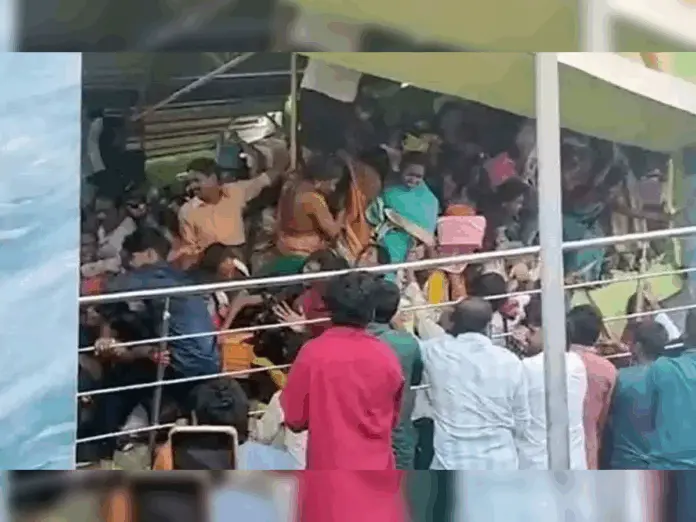 Srikakulam Stampede Srikakulam Stampede, Kasibugga Venkateswara Swamy Temple,